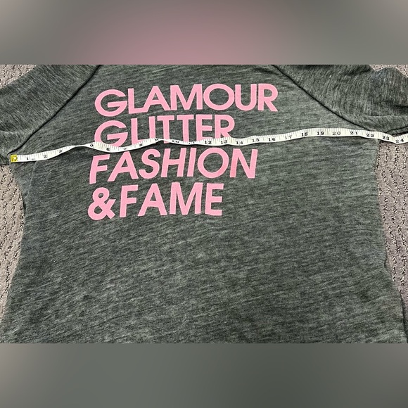 Wildfox Jem and the Holograms Glamour Glitter Fashion & Fame Sweatshirt RARE - Picture 7 of 8